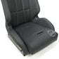 NRG Defender Water Resistant Steel Frame Suspension Seats Black w/ Blue Trim & Defender logo