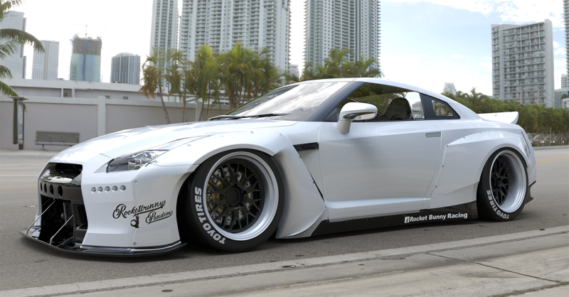 GReddy 09+ Nissan GT-R R35 Full Pandem Wide-Body Aero Kit w/o Wing