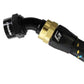 GReddy AN10 45 DEGREE HOSE END SWIVEL BLACK/GOLD ANODIZED