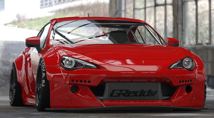 GReddy 13+ Scion FR-S Full Version 2 Greddy X Rocket Bunny 86 Wide Body Aero Kit