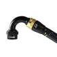 GReddy AN06 120 DEGREE HOSE END SWIVEL BLACK/GOLD ANODIZED