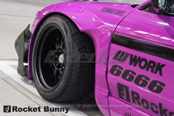 GReddy 89-93 Nissan 240SX Full Rocket Bunny 180/240SX Wide Body Aero Kit w/ Wing
