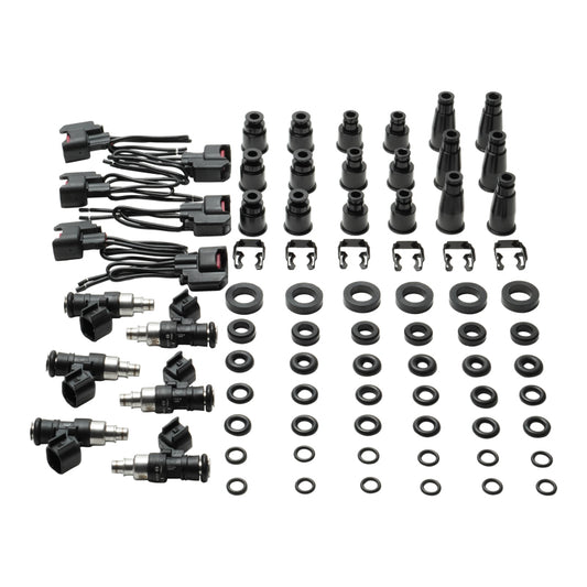 DeatschWerks Universal 6 Cylinder Import Injector Kit - Set of Six 1500cc Injectors