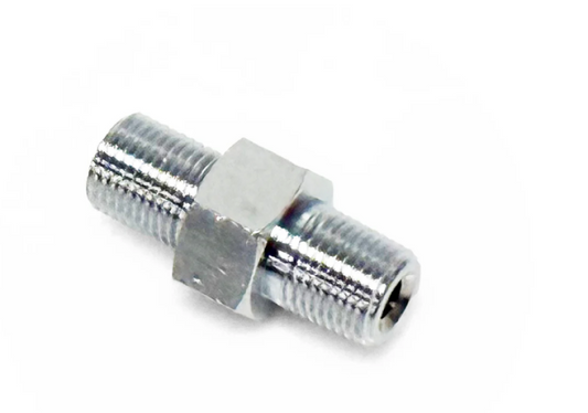 GReddy Male 1/8in PT to Male 1/8in PF Union Fitting
