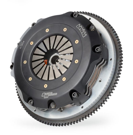 Clutch Masters 11-14 Ford Mustang 5.0L Twin Disc 8-Bolt Race Clutch Kit - w/ Slave Cylinder