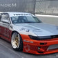 GReddy 89-94 Nissan 240SX Coupe w/ Silvia Headlights Pandem S13 Full Wide-Body Aero Kit w/o GT Wing