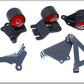 Innovative 90-93 Integra B-Series Black Steel Mounts 85A Bushings (Cable to Hydro Conversion)