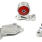 Innovative 88-91 Civic B-Series Black Aluminum Mounts 85A Bushings (Cable to Hydro Conversion)