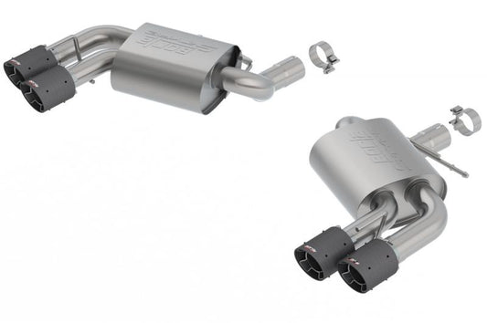 Borla S-Type Axleback Exhaust System W/CF Tips Chevrolet Camaro 6.2L V8 2016-2023 Muffler
