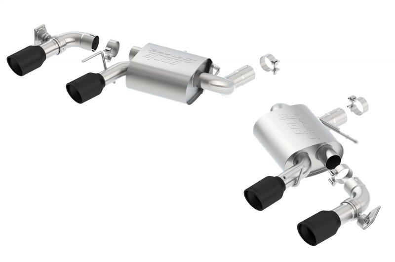 Borla S-Type Axleback Exhaust System W/ CB Dual Tip Chevrolet Camaro 6.2L V8 SS 2016-2023 W/ NPP Dual Tip
