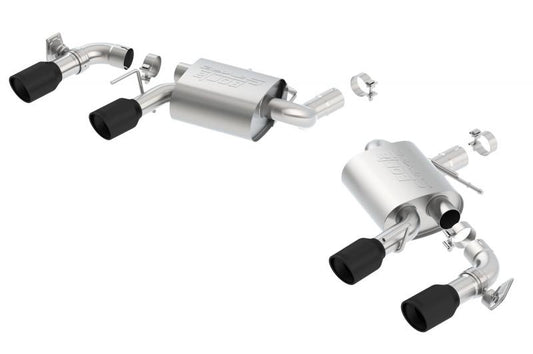 Borla S-Type Axleback Exhaust System W/ CB Dual Tip Chevrolet Camaro 6.2L V8 SS 2016-2023 W/ NPP Dual Tip