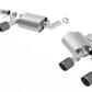 Borla S-Type Axleback Exhaust System W/CF Tips Chevrolet Camaro 6.2L V8 SS 2016-2023 W/ NPP Dual Tip