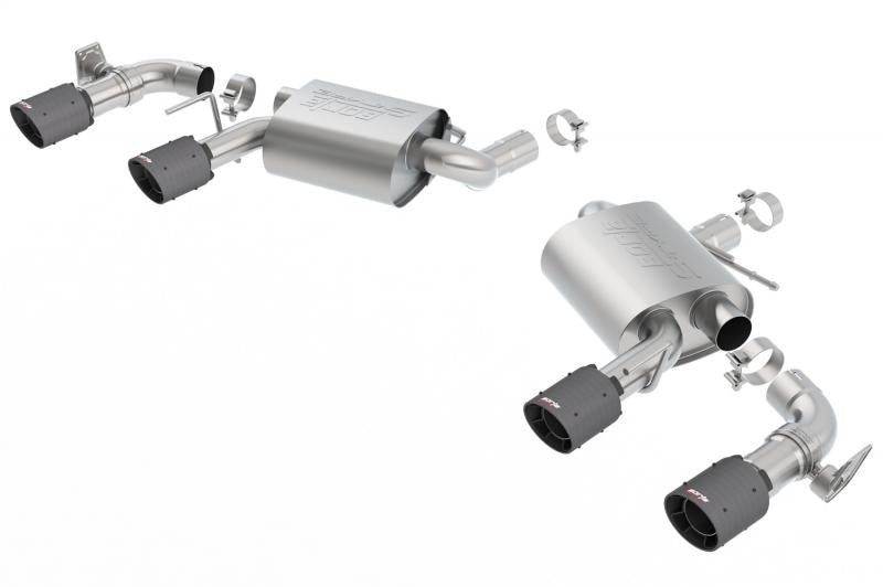 Borla S-Type Axleback Exhaust System W/CFBA Tips Chevrolet Camaro 6.2L V8 SS 2016-2023 W/ NPP Dual Tip