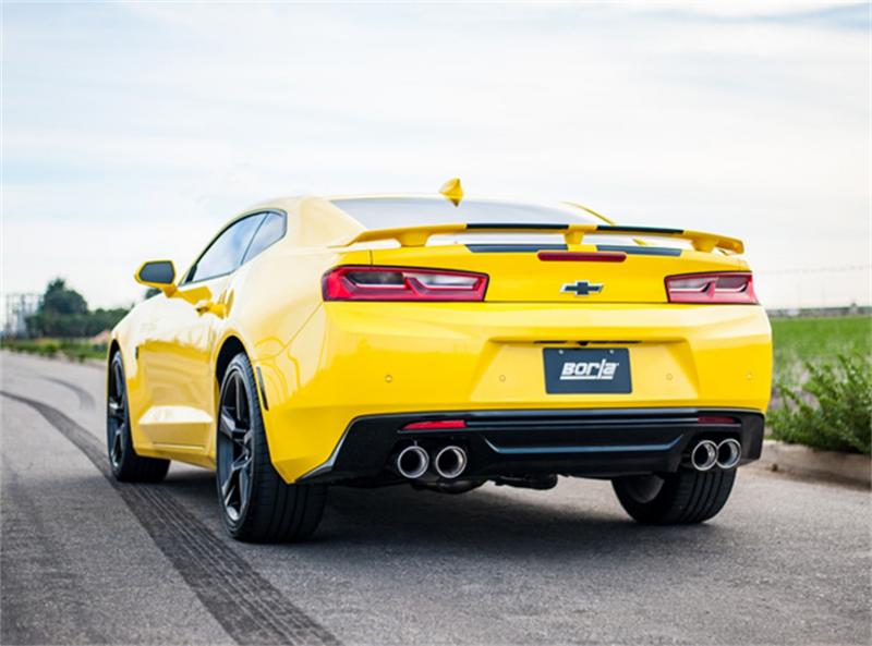 Borla S-Type Axleback Exhaust System Chevrolet Camaro 6.2L V8 2016-2023 W/ NPP Dual Tip