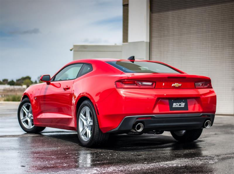 Borla S-Type Axleback Exhaust System Chevrolet Camaro 2.0L 4-Cyl 2016-2023 Muffler Single Tip