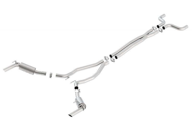 Borla ATAK Catback Exhaust System Chevrolet 6.2L V8 Chevrolet Camaro SS 2016-2023 Dual Exit Single Exhaust Tips