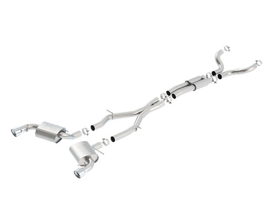 Borla ATAK Catback Exhaust System Chevrolet 6.2L V8 Chevrolet Camaro SS 2016-2023 W/Out NPP