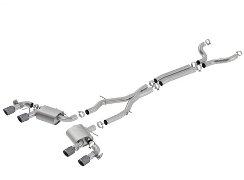 Borla ATAK Catback Exhaust System W/ CF Tips Chevrolet 6.2L V8 Chevrolet Camaro ZL1 2017-2023 W/ NPP