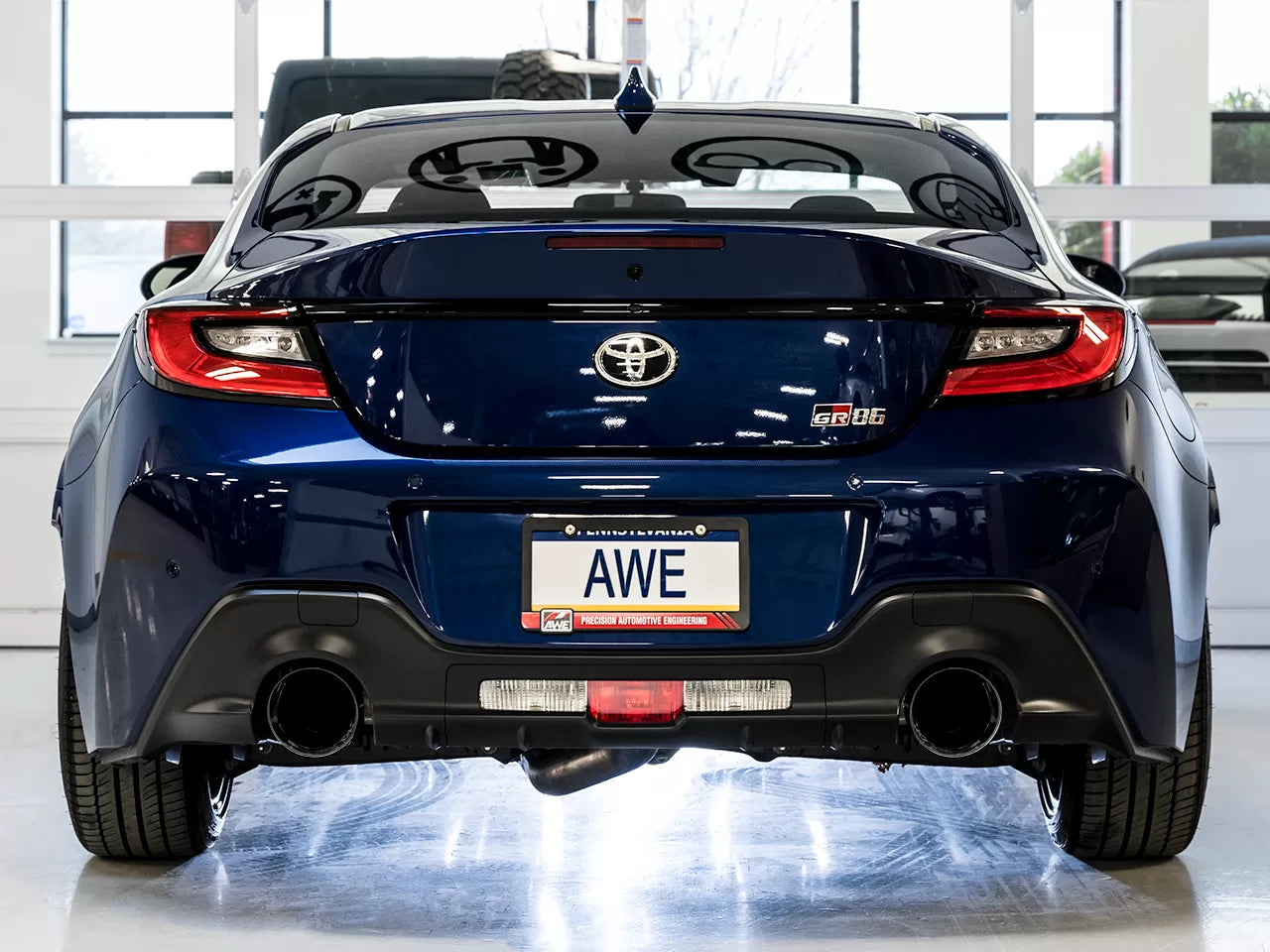 AWE Tuning Touring Edition Exhaust w/ Diamond Black Tips Scion FR-S | Subaru BRZ | Toyota GR86/GT86 2013-2023