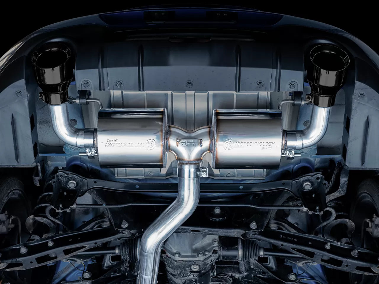 AWE Tuning Touring Edition Exhaust w/ Diamond Black Tips Scion FR-S | Subaru BRZ | Toyota GR86/GT86 2013-2023