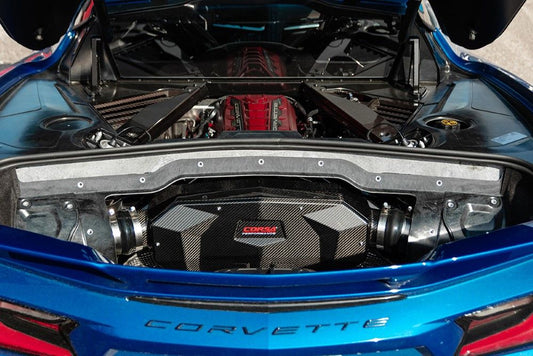 Corsa Carbon Fiber Closed Box Air Intake Kit w/ DryTech Filter Chevrolet Corvette C8 6.2L V8 2020-2021