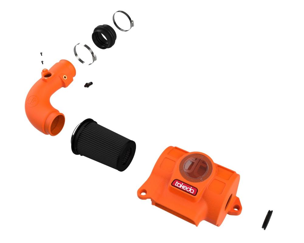 Takeda Momentum Orange Edition Cold Air Intake System w/ Black Pro 5R Filter Toyota GR86 | Subaru BRZ 2022-2023