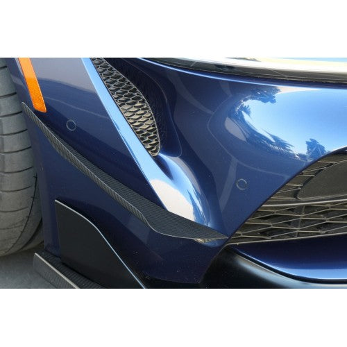 APR Performance Carbon Fiber Front Bumper Canards Toyota Supra 2020