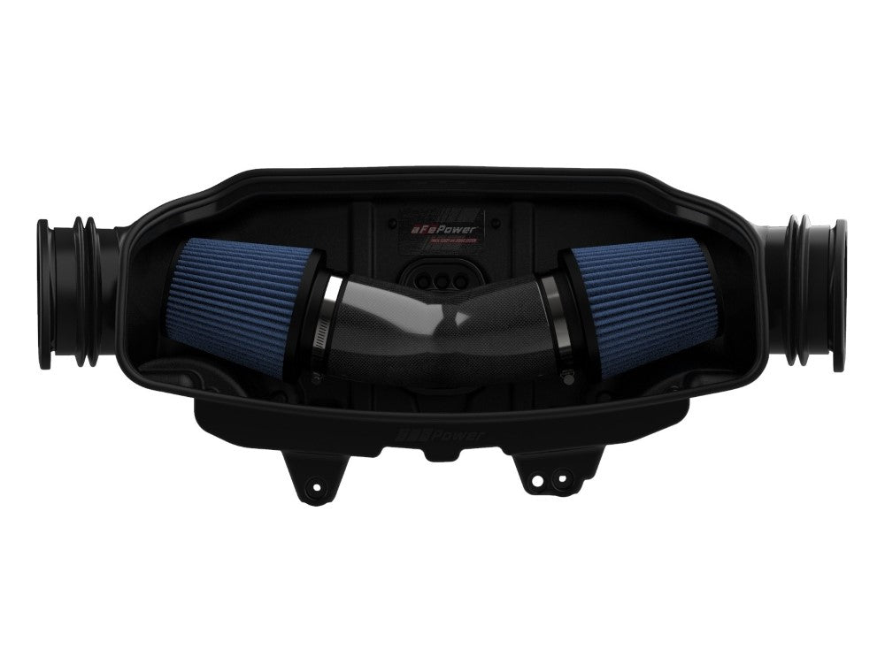 aFe Track Series Carbon Fiber Cold Air Intake System w/ Pro 5R Filters Chevrolet Corvette C8 V8 6.2L 2020