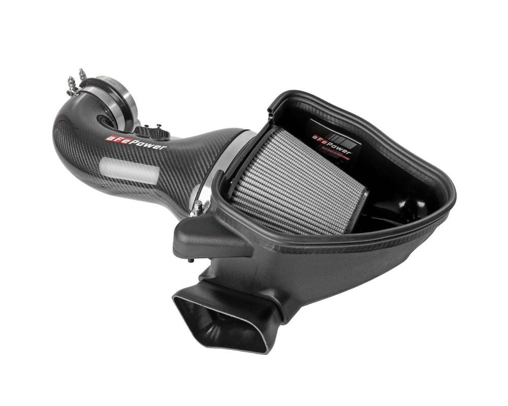 aFe Track Series Carbon Fiber Intake System w/ Pro DRY S Filter Chevrolet Camaro ZL1 V8 6.2L 2017-2021