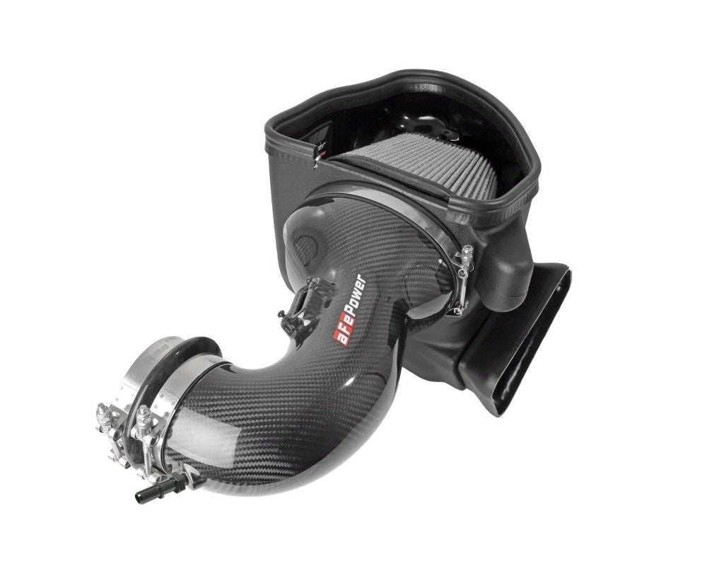 aFe Track Series Carbon Fiber Intake System w/ Pro DRY S Filter Chevrolet Camaro ZL1 V8 6.2L 2017-2021