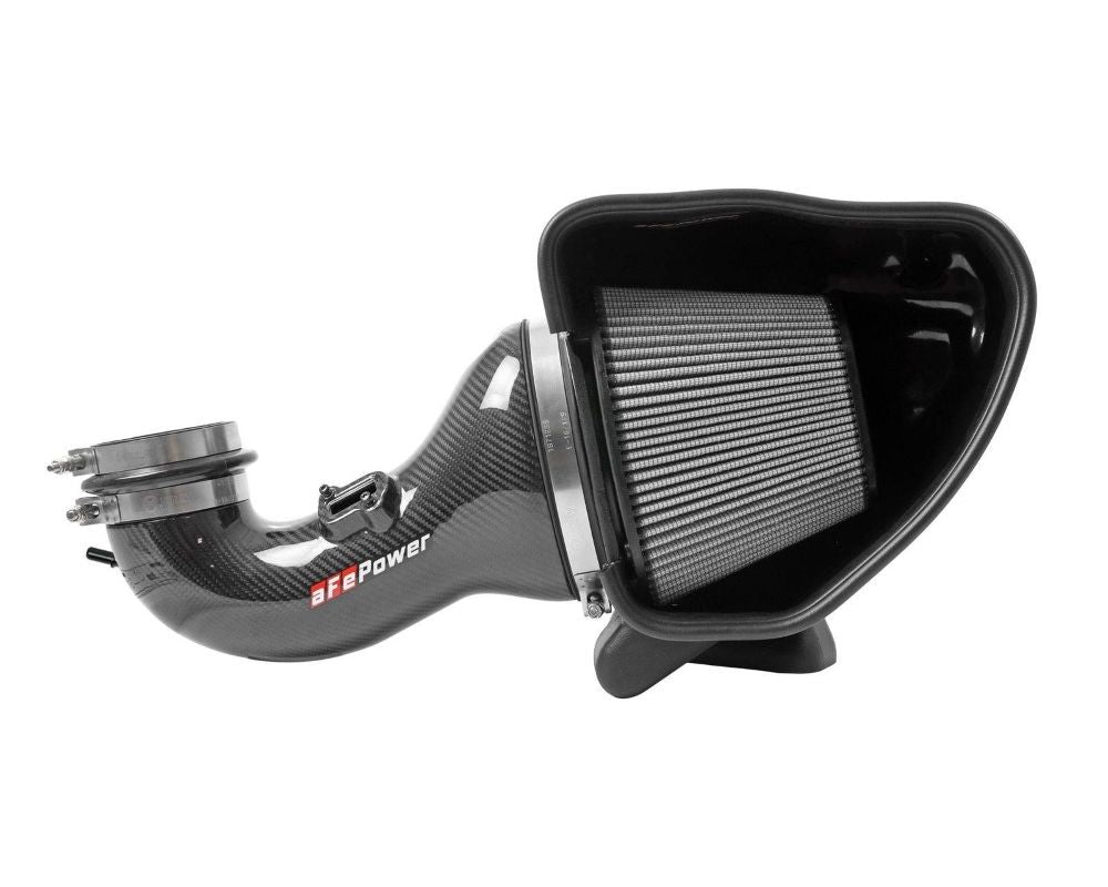 aFe Track Series Carbon Fiber Intake System w/ Pro DRY S Filter Chevrolet Camaro ZL1 V8 6.2L 2017-2021