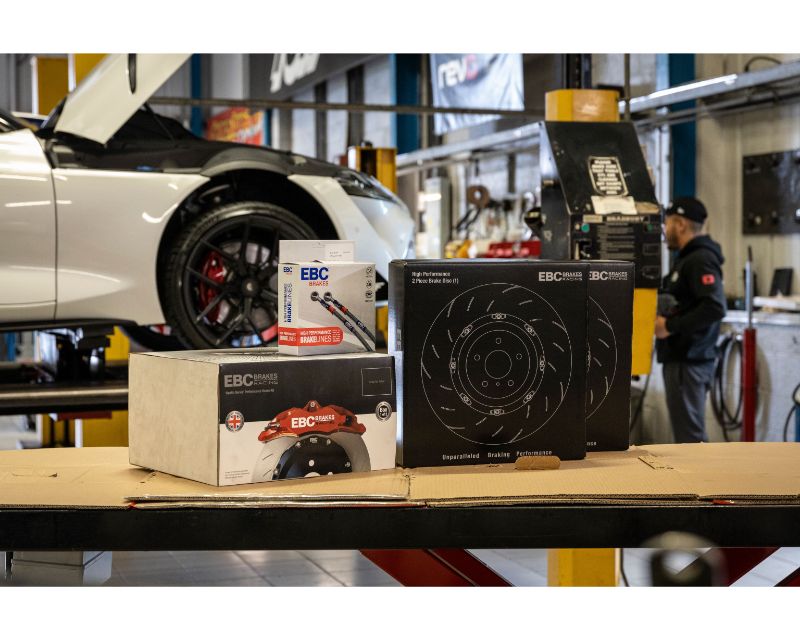 EBC Brakes 380x36mm Storm Shadow Blue Racing 6-Piston Apollo Big Brake Kit Toyota GR Supra 2019+