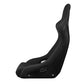 Braum Racing Venom-R Series Fixed Back Bucket Seat - Black Cloth|Carbon Fiber