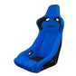 Braum Racing Venom-R Series Fixed Back Bucket Seat - Blue Cloth|Carbon Fiber