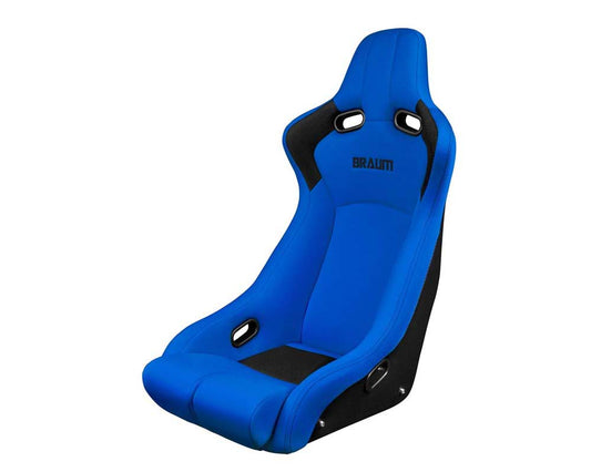 Braum Racing Venom-R Series Fixed Back Bucket Seat - Blue Cloth|Carbon Fiber