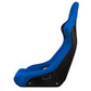 Braum Racing Venom-R Series Fixed Back Bucket Seat - Blue Cloth|Carbon Fiber