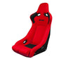 Braum Racing Venom-R Series Fixed Back Bucket Seat - Red Cloth|Carbon Fiber