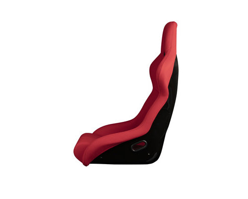 Braum Racing Falcon Series Fixed Back Racing Seat Red | Black