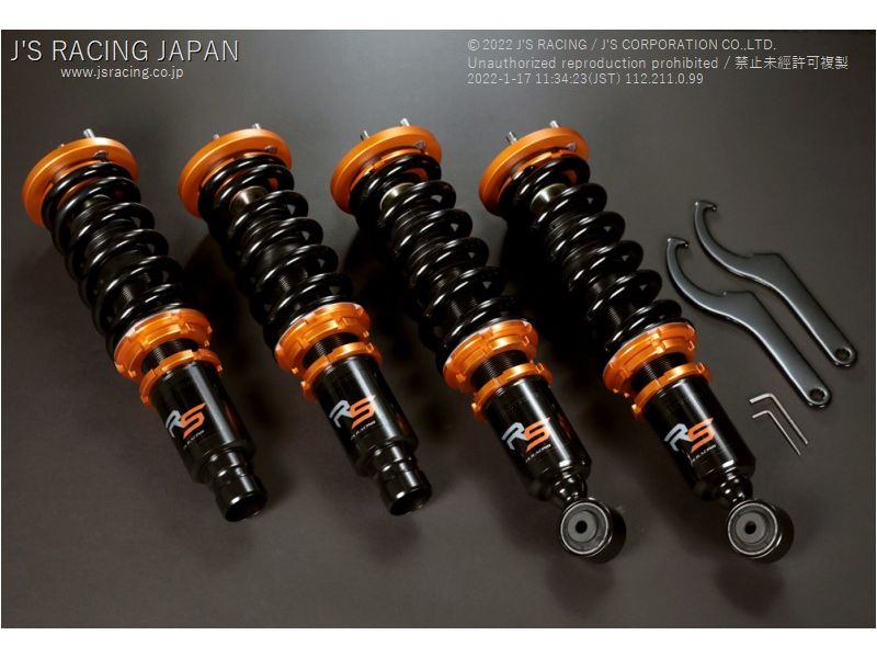 J's Racing Black Series Damper Coilover Kit Honda Civic EG 1991-1996