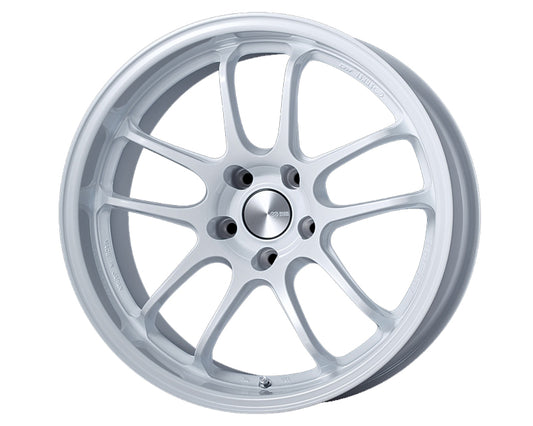 Enkei PF01EVO Wheel Racing Series White 18x10.5 5x120 22mm