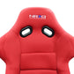 NRG FRP Bucket Seat Large Red Large