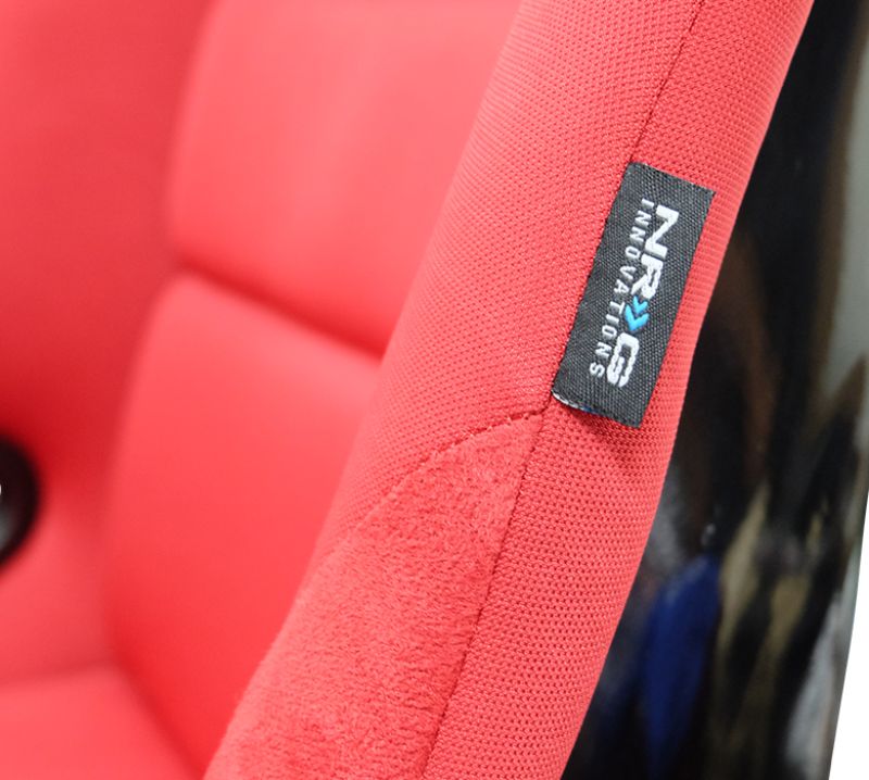 NRG FRP Bucket Seat Large Red Large