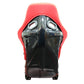 NRG FRP Bucket Seat Large Red Large