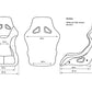 NRG Prisma Green Camo Edition FRP Bucket Seat