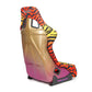 NRG Tiger Yellow & Orange Prisma Savage II Edition FRP Bucket Seat
