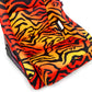 NRG Tiger Yellow & Orange Prisma Savage II Edition FRP Bucket Seat