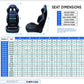 NRG Carbon Fiber Fine Weave Bucket Seat Medium