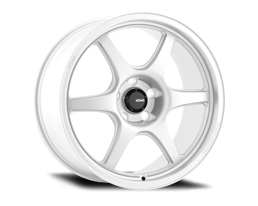 Konig Hexaform Wheels 17x8 4x108 40mm Gloss White