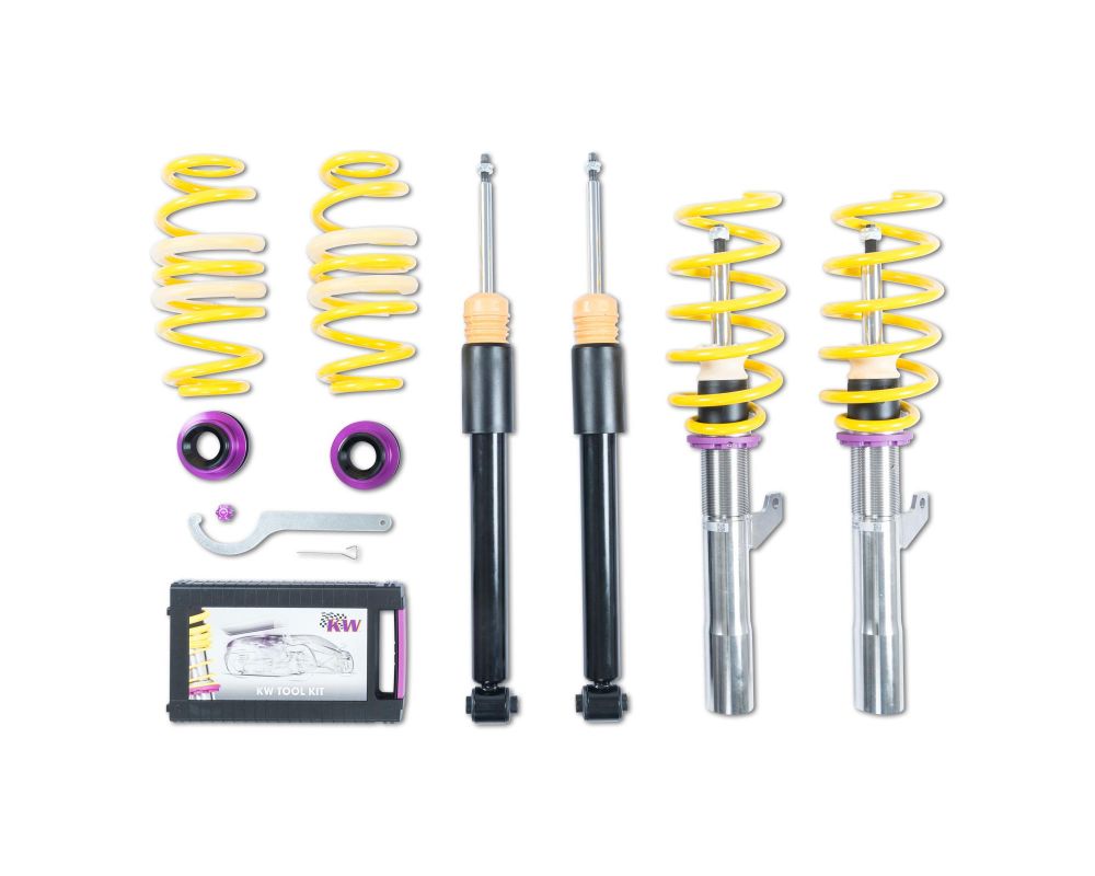 KW Coilover Kit V2 Honda Civic 2001-2005 with 14mm (0.55") Front Strut Lower Mounting Bolt