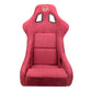 NRG FRP Bucket Seat PRISMA Edition Maroon Pearlized Back Large
